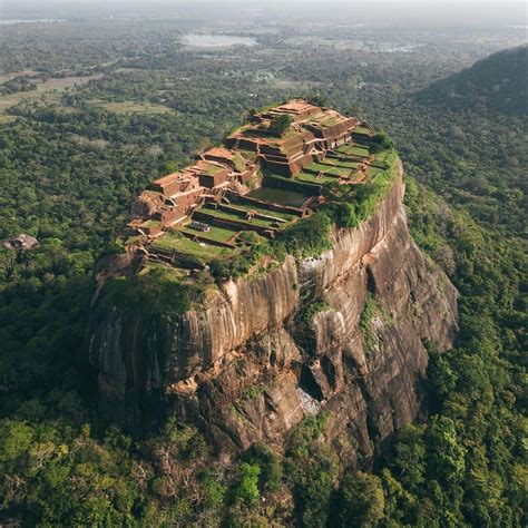 sri lanka mountain top temple.